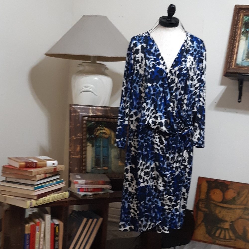 Womens Classic Church Dress plus size 3x Church Lady Smith Stretchy